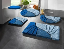 Discount BADER Badgarnitur mit rutschhemmender Rückseite BLAU