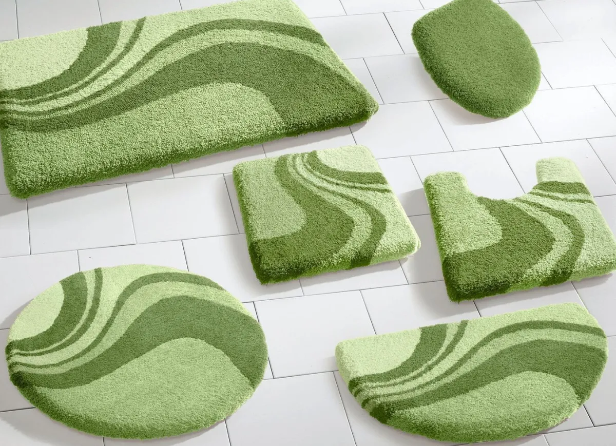 Discount KLEINE WOLKE Badgarnitur von mit rutschhemmender Rückseite GRÜN