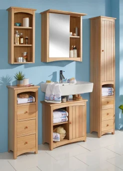Discount BADER Badmöbel-Programm aus massivem Holz NATUR