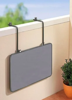 Best BADER Balkon-Hängetisch mit Stahlrohrgestell anthrazit