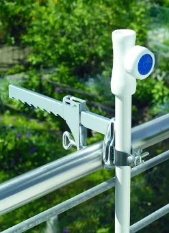 Sale BADER Balkonklammer aus verzinktem Stahl SILBER