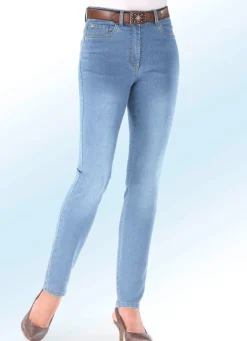 Discount BADER Basic-Jeans HELLBLAU