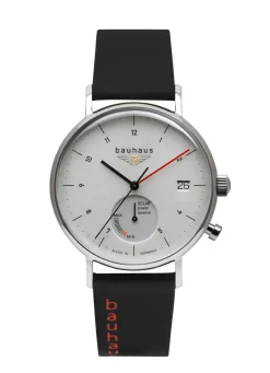 Hot BADER Bauhaus Solar-Herrenuhr Classic 2112-1