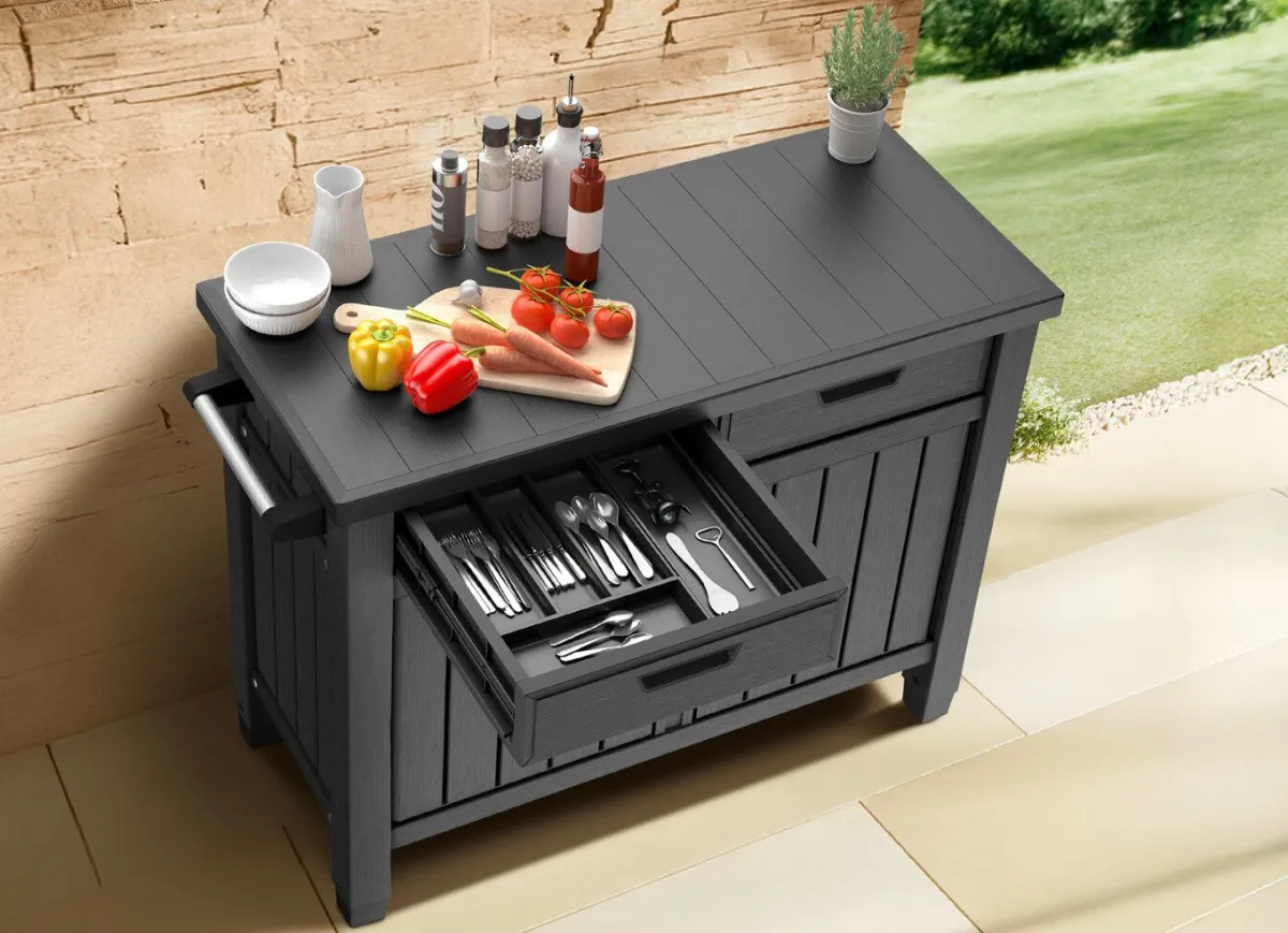 Sale BADER BBQ-/Beistelltisch Unity Buffet ANTHRAZIT