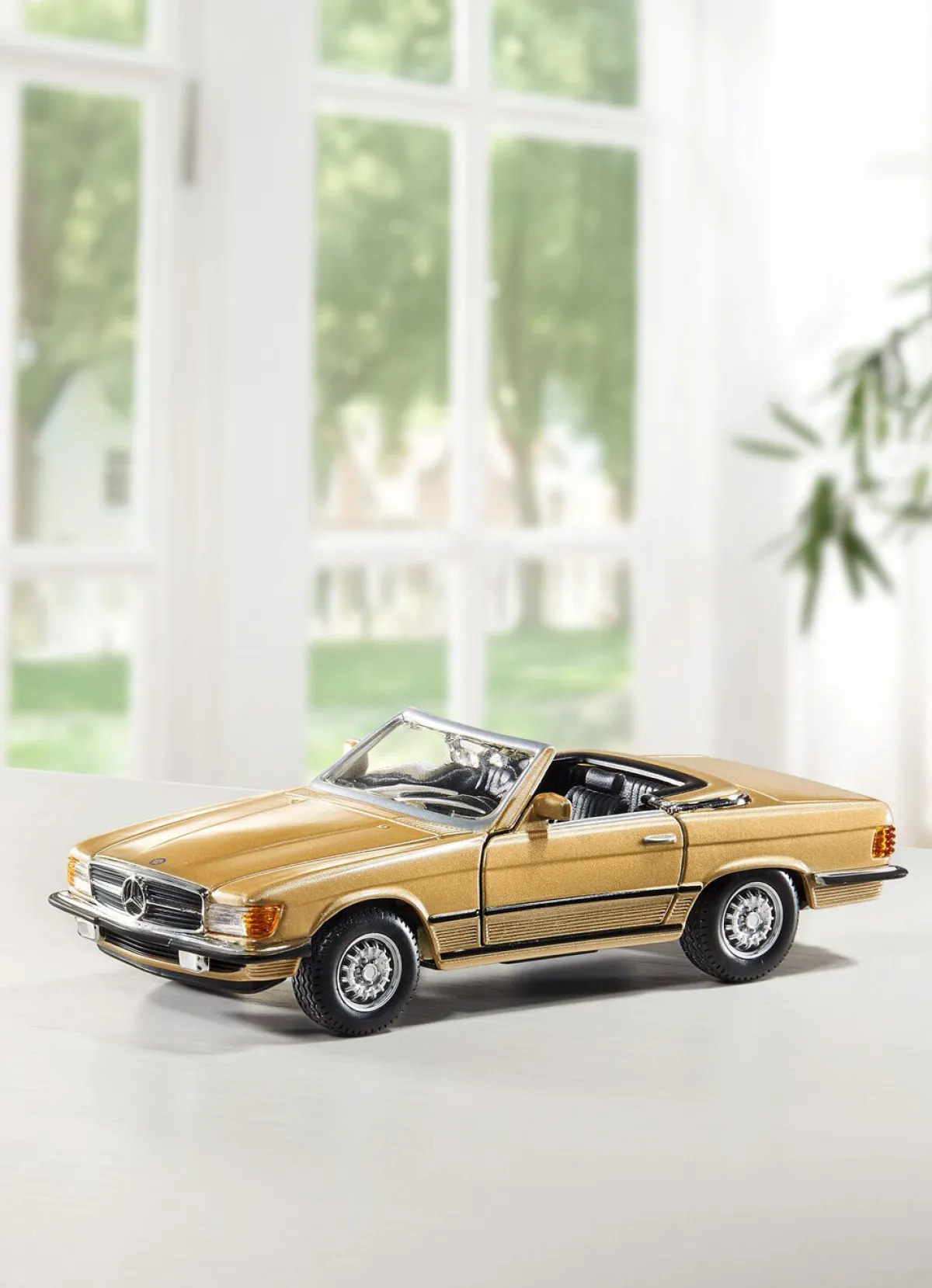Online Bburago Mercedes 450SL Cabrio GOLDMETALLIC