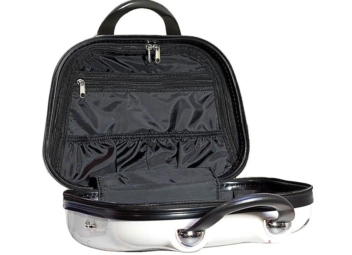 Online BADER Beautycase Butterfly mit unterteiltem Innenfach WEISS-BUNT