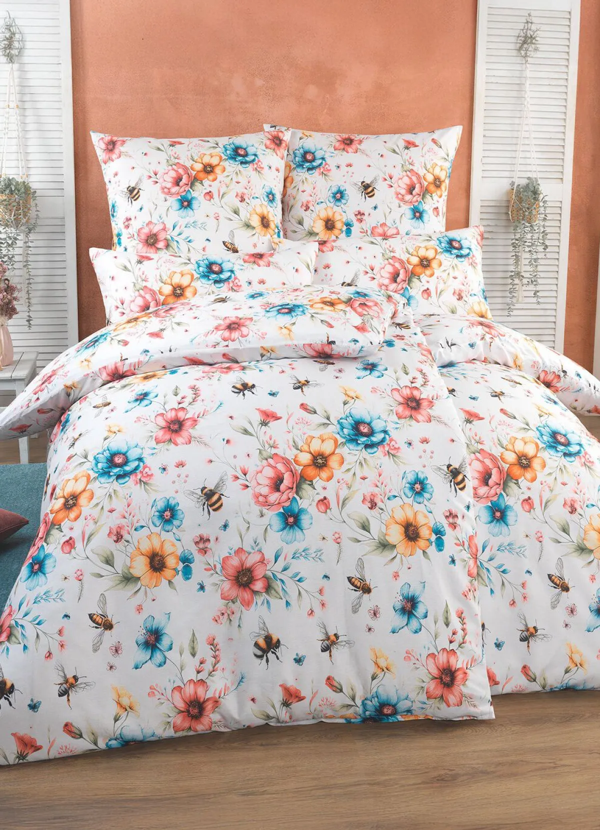 New BIBERNA Beidseitig bedruckte Bettwäsche-Garnitur von MULTICOLOR