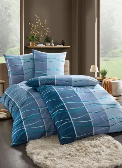 Clearance BADER Beidseitig bedruckte Bettwäsche-Garnitur MULTICOLOR