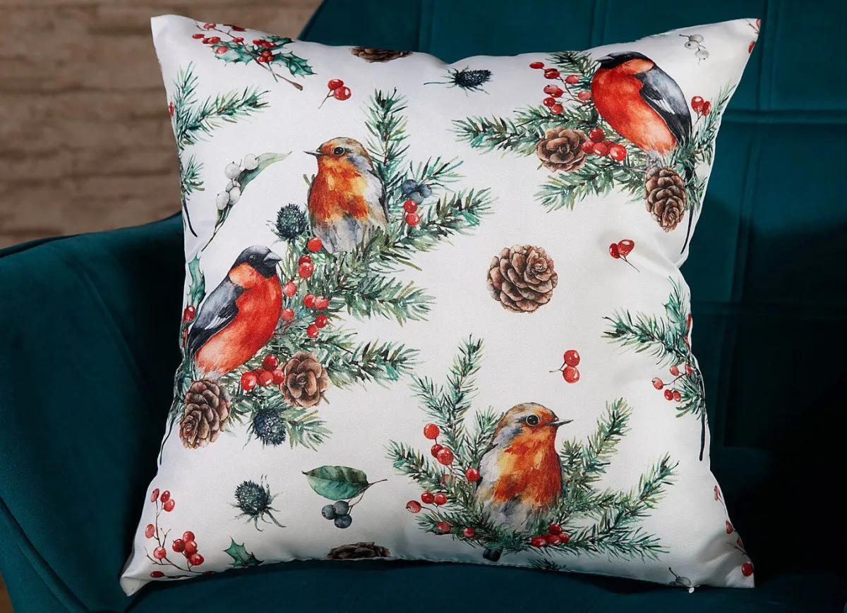 Outlet BADER Beidseitig bedruckter Kissenbezug mit Reißverschluss BUNT