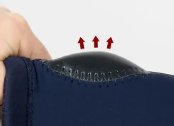 Best BADER Bequeme Clogs aus Stretchmaterial mit elastischem Einschlupf MARINE