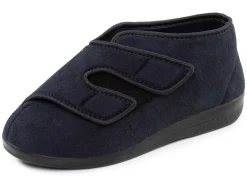 BADER Bequeme Damen-Klettschuhe, Weite H, mit herausnehmbarem Fußbett SCHWARZ