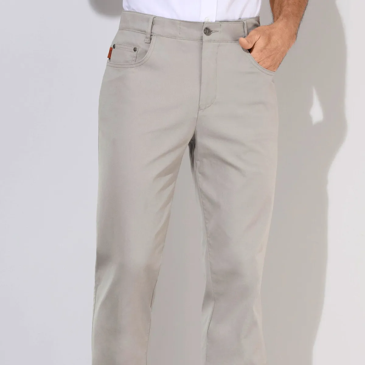 Best FRANCESCO BOTTI Bequeme ""-Hose in 4 Farben HELLGRAU