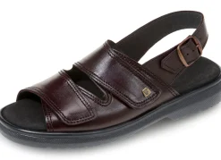 Outlet BADER Bequeme Herren-Sandalen, Weite K, mit herausnehmbarem Fußbett CHIANTI
