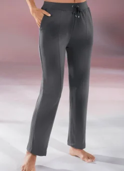 Best BADER Bequeme Hose mit breitem Dehnbund ANTHRAZIT