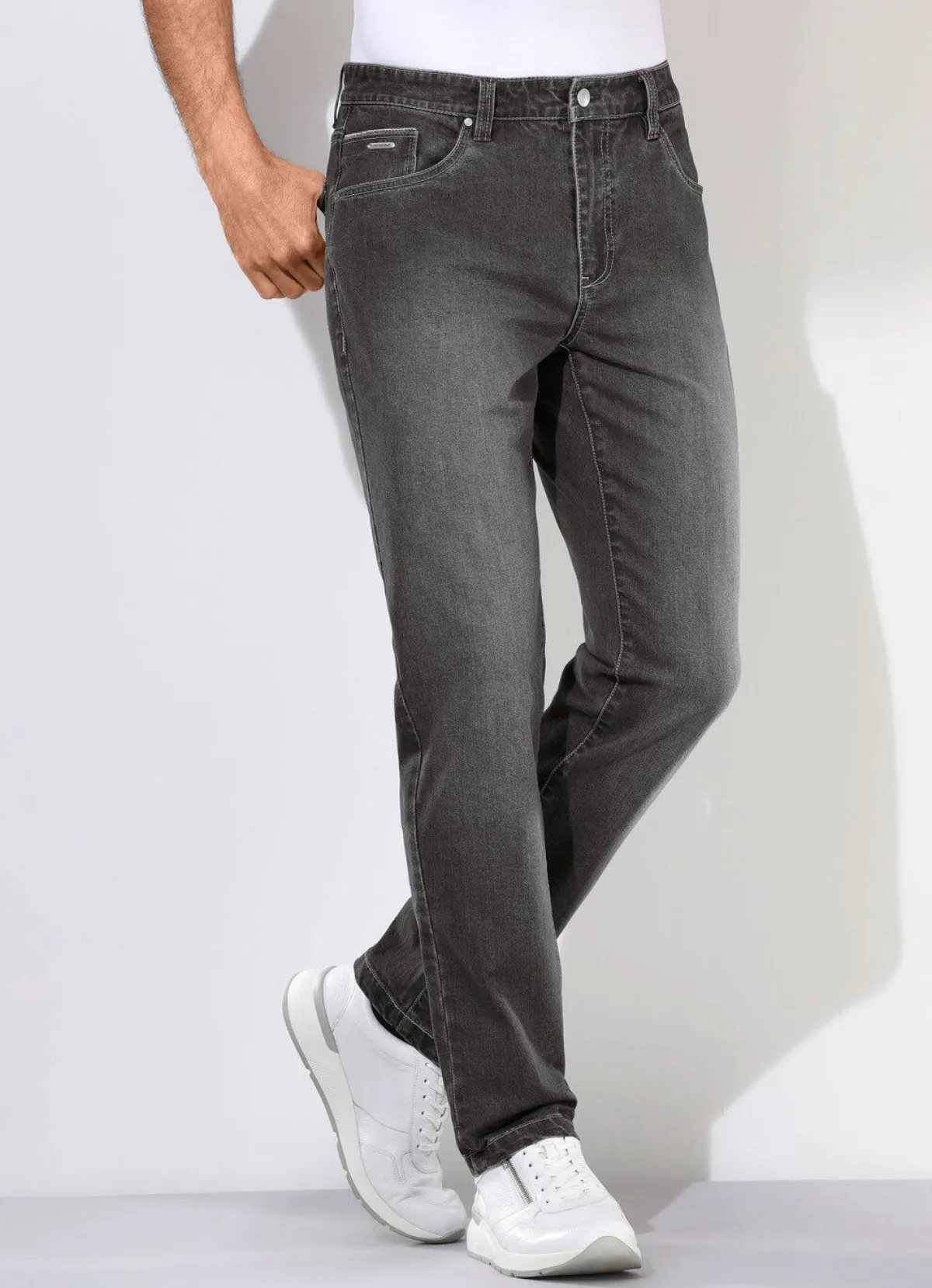 Hot BADER Bequeme Jeans in 3 Farben ANTHRAZIT