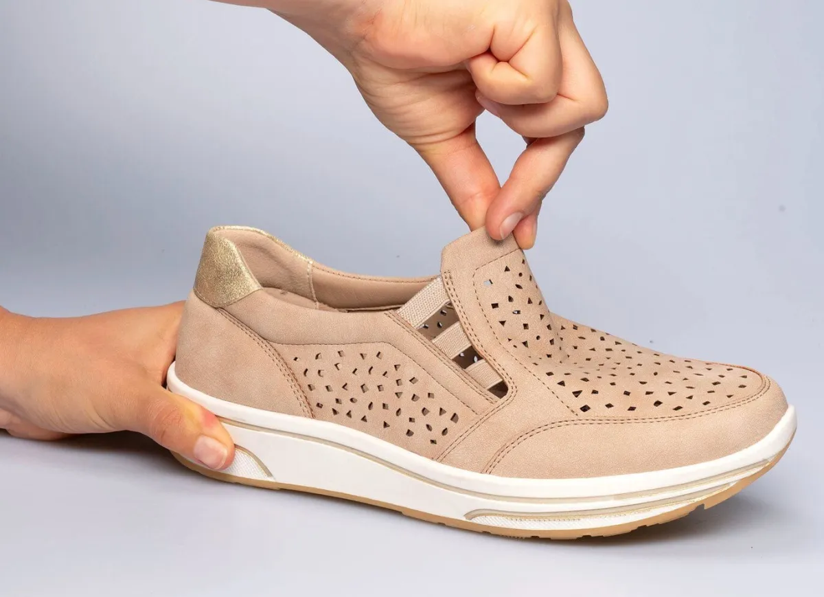 Best BADER Bequemer Halbschuh mit Soft-Touch-Sohle BEIGE