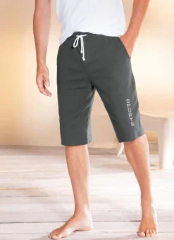 Hot BADER Bermuda mit breitem Bund in 4 Farben ANTHRAZIT