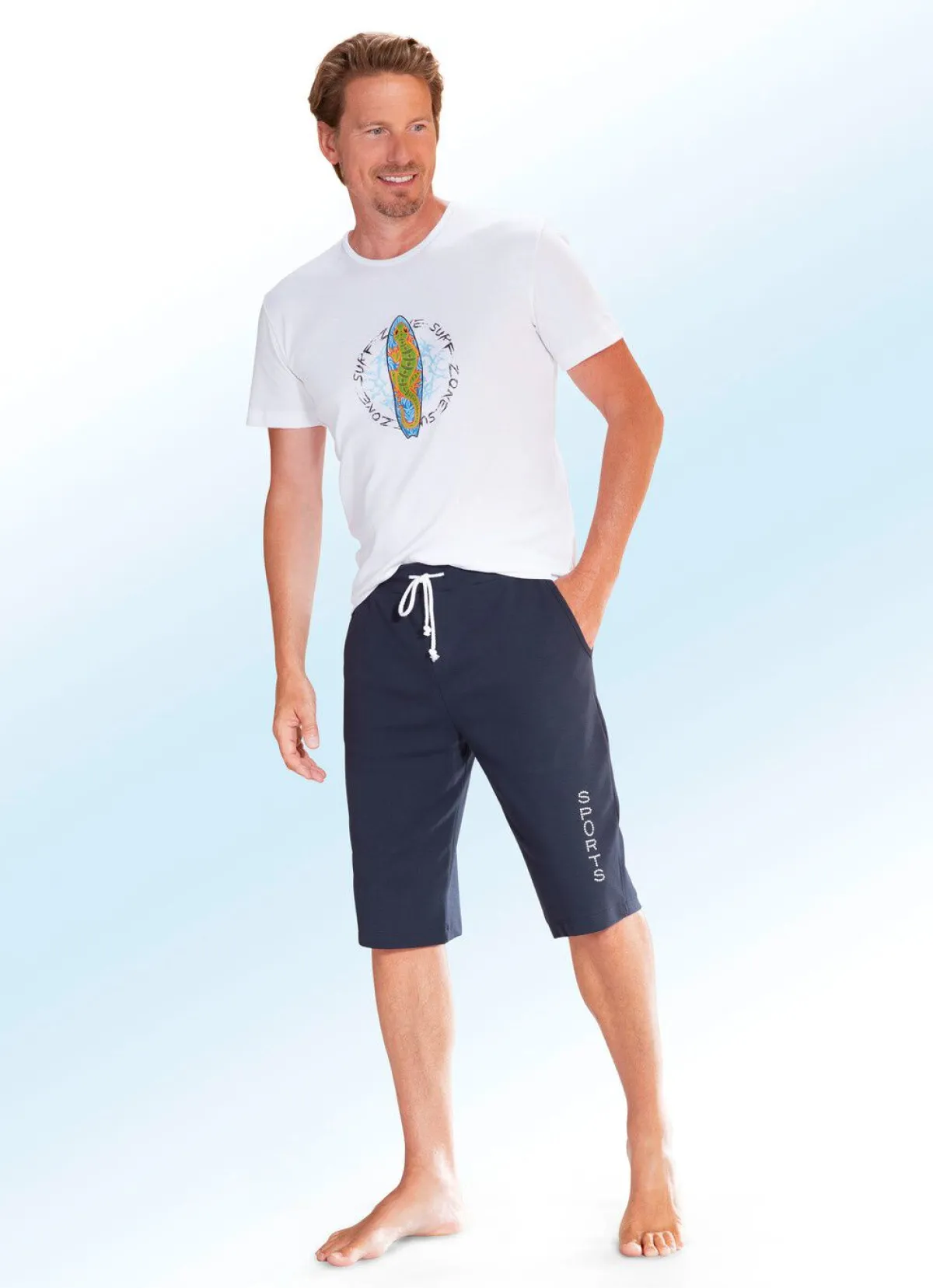 New BADER Bermuda mit breitem Bund in 4 Farben MARINE