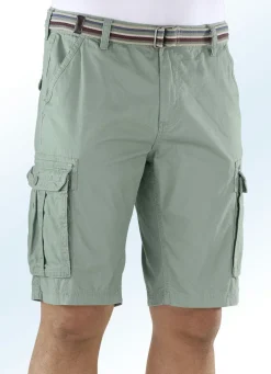 Discount BADER Bermudas mit Cargotaschen in 4 Farben MINTGRÜN
