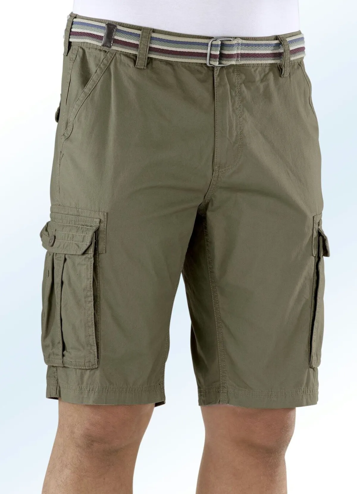 Online BADER Bermudas mit Cargotaschen in 4 Farben KHAKI
