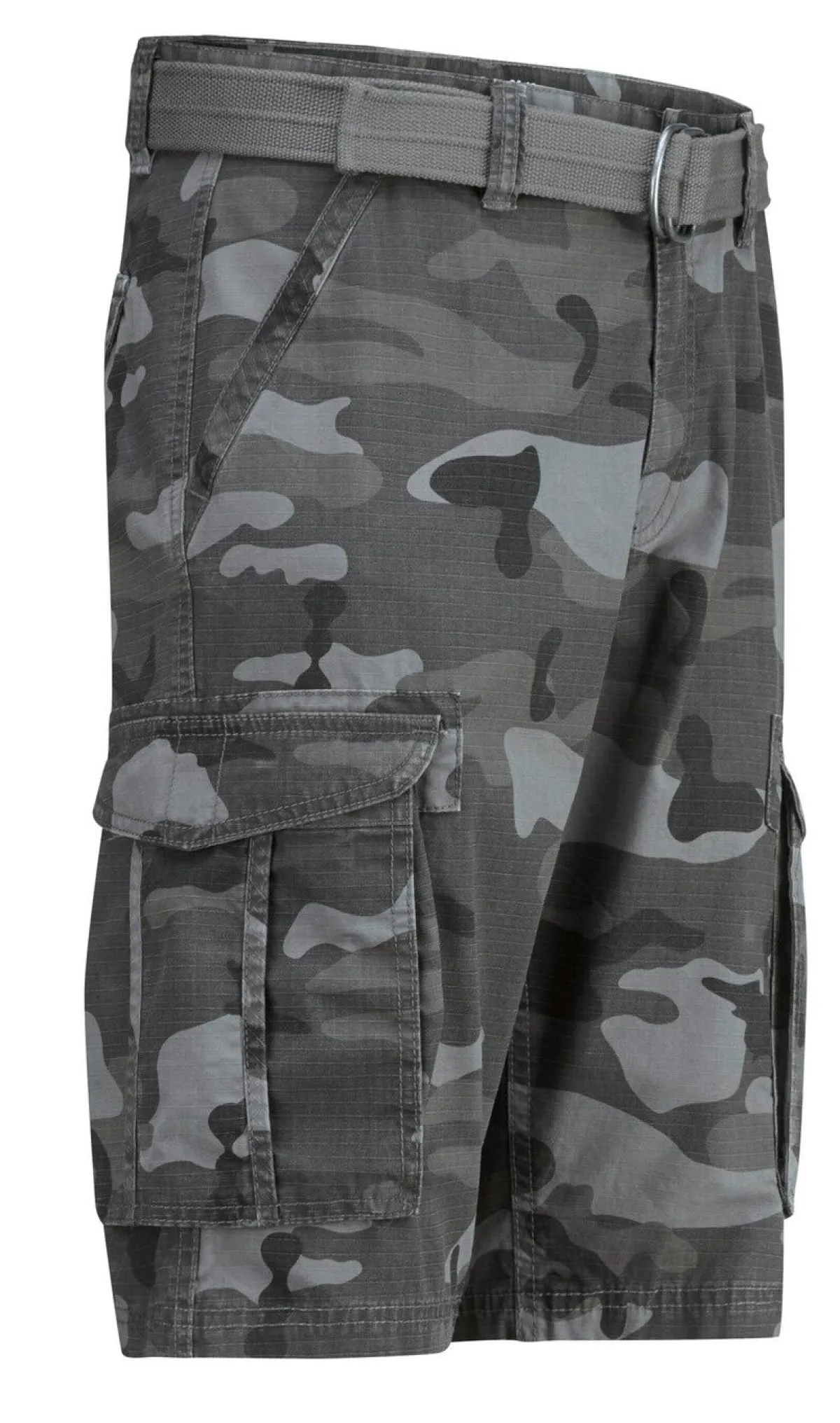 Discount BADER Bermudas mit Gürtel und Cargotaschen in 2 Farben ANTHRAZIT-GRAU