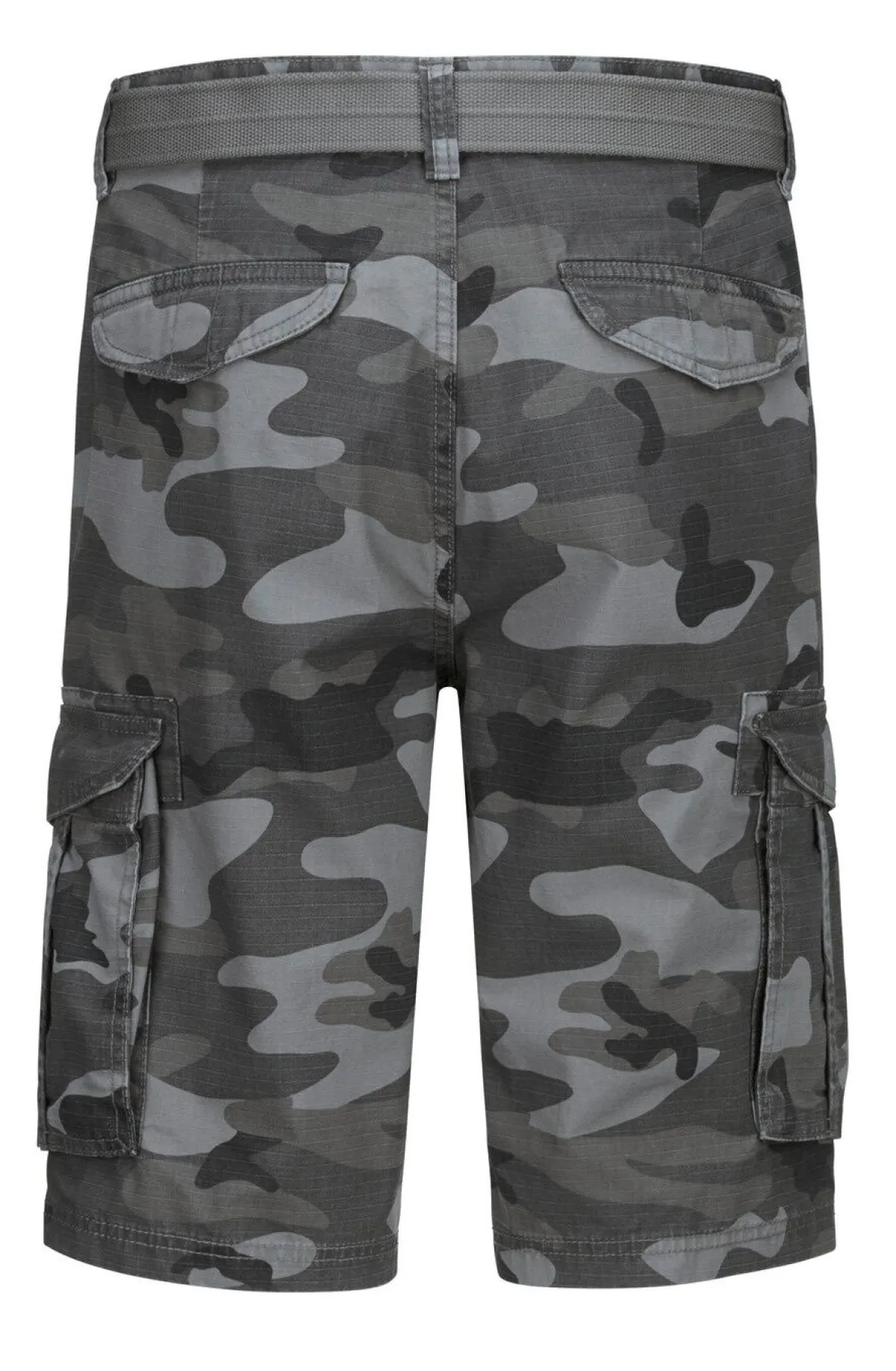 Discount BADER Bermudas mit Gürtel und Cargotaschen in 2 Farben ANTHRAZIT-GRAU