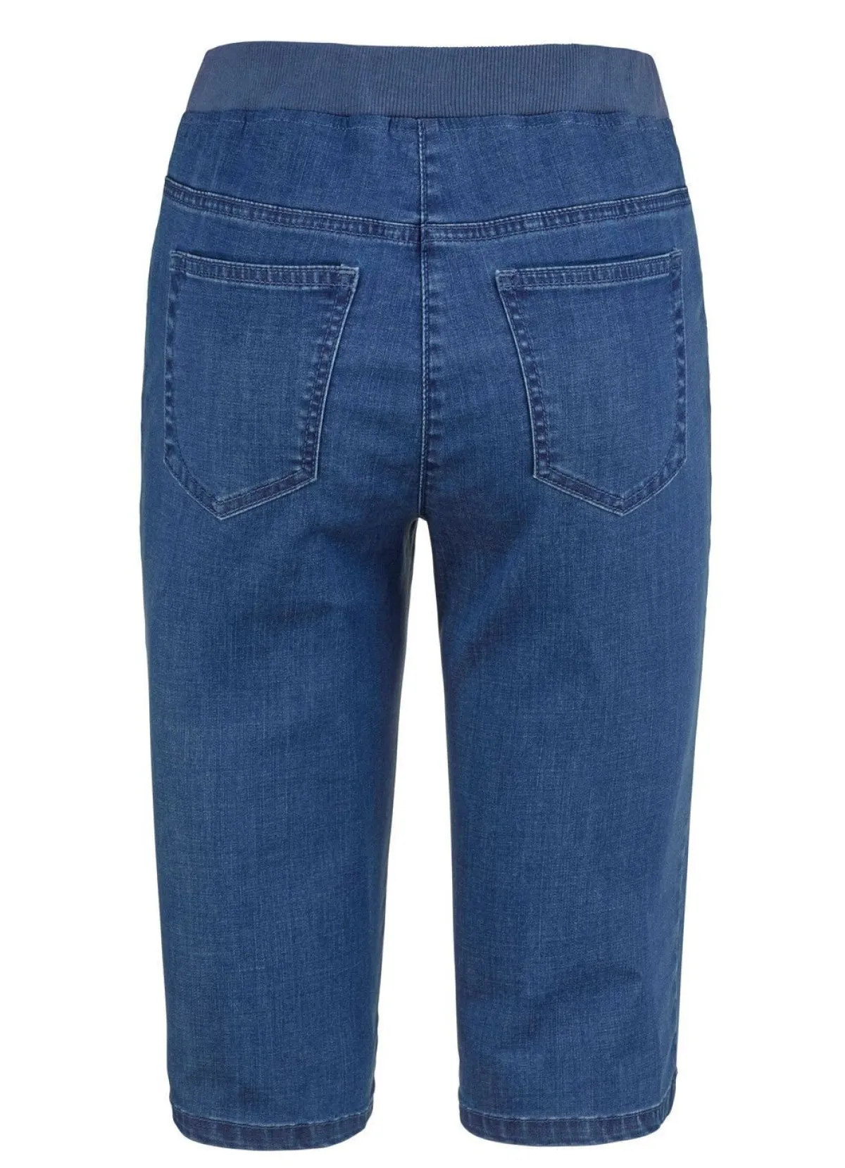 New BADER Bermudas mit Jersey-Bund JEANSBLAU