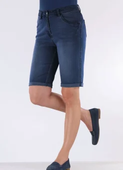 Sale BADER Bermudas mit Push-up-Effekt DUNKELBLAU