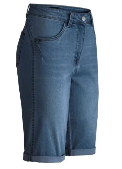 Online BADER Bermudas mit Push-up-Effekt JEANSBLAU