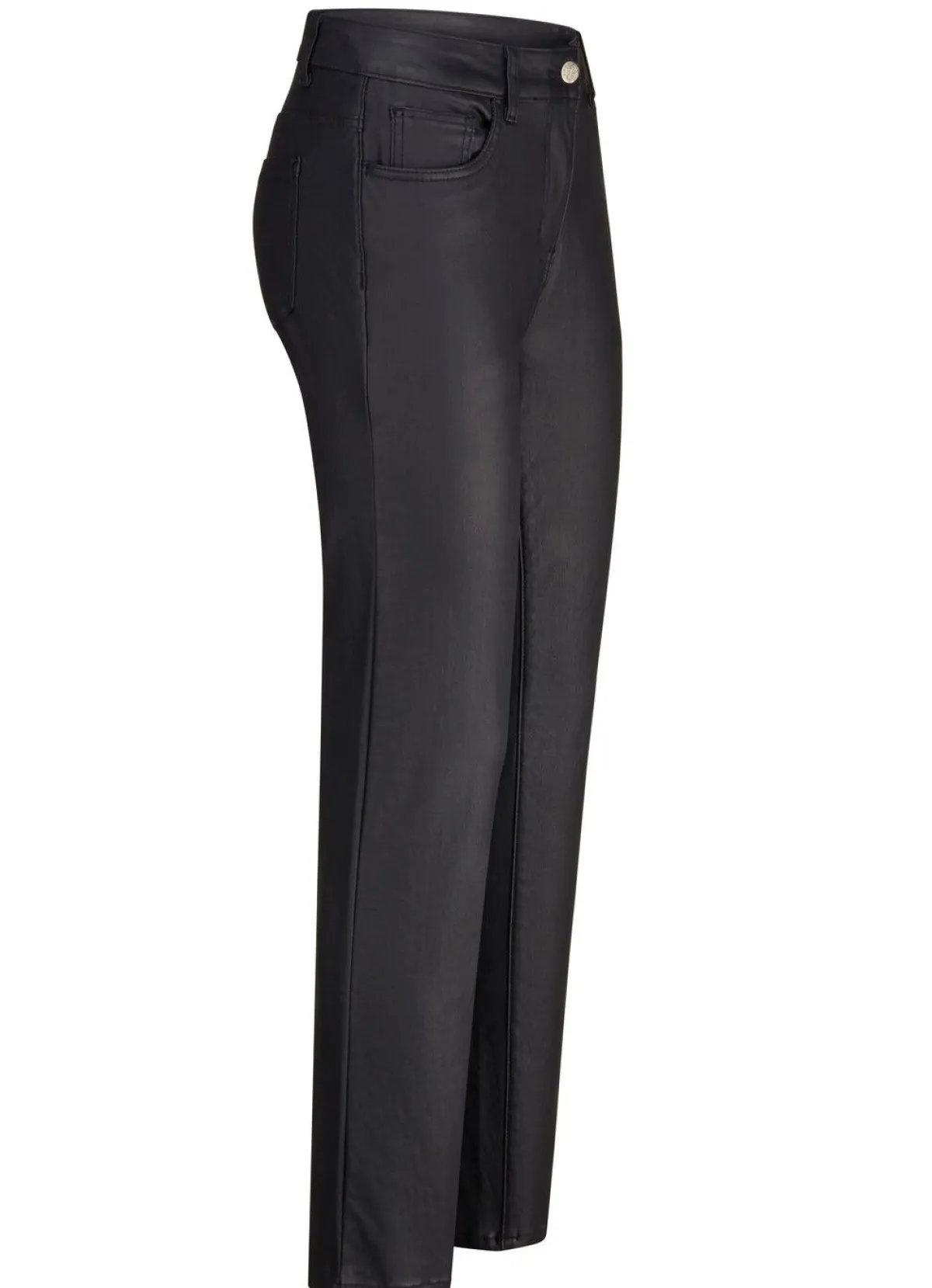Outlet BADER Beschichtete Hose in 5-Pocket-Form SCHWARZ