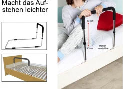 Online BADER Bett-Aufstehhilfe SILBER-SCHWARZ