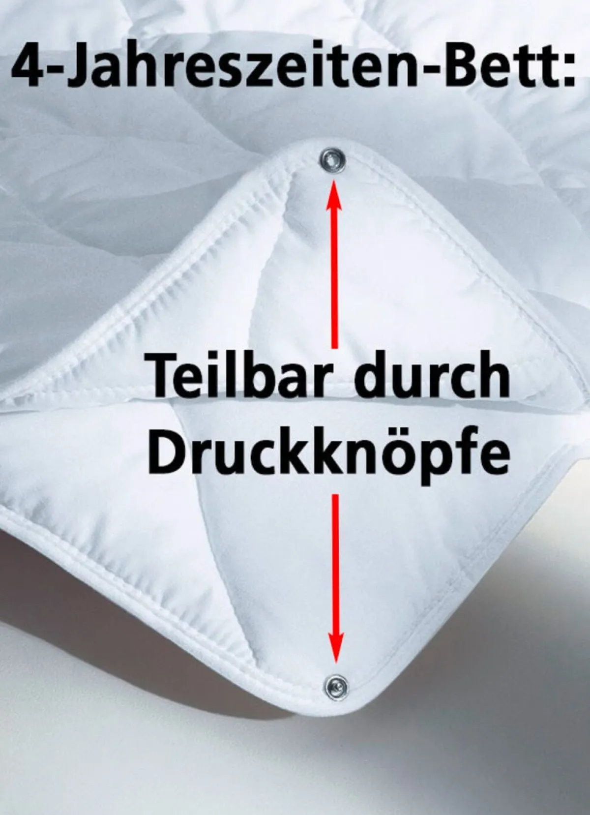 Hot fan Bettwarenprogramm von f.a.n. mit aktiver Temperaturregulierung WEISS