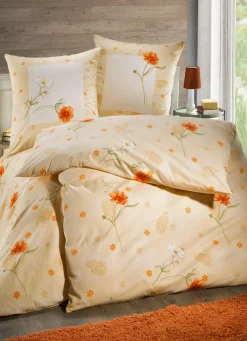 New KAEPPEL Bettwäsche-Garnitur in Renforcé-Qualität APRICOT