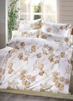New DOBNIG Bettwäsche-Garnitur in Renforcé-Qualität BEIGE