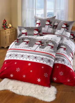 Best FLORELLA Bettwäsche-Garnitur in Soft-Biber Qualität MULTICOLOR