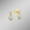 Best BADER Bewegliche Ohrstecker mit Diamanten