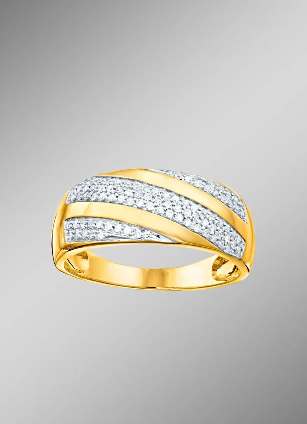 Outlet BADER Bezaubernder Damenring mit 87 Diamanten