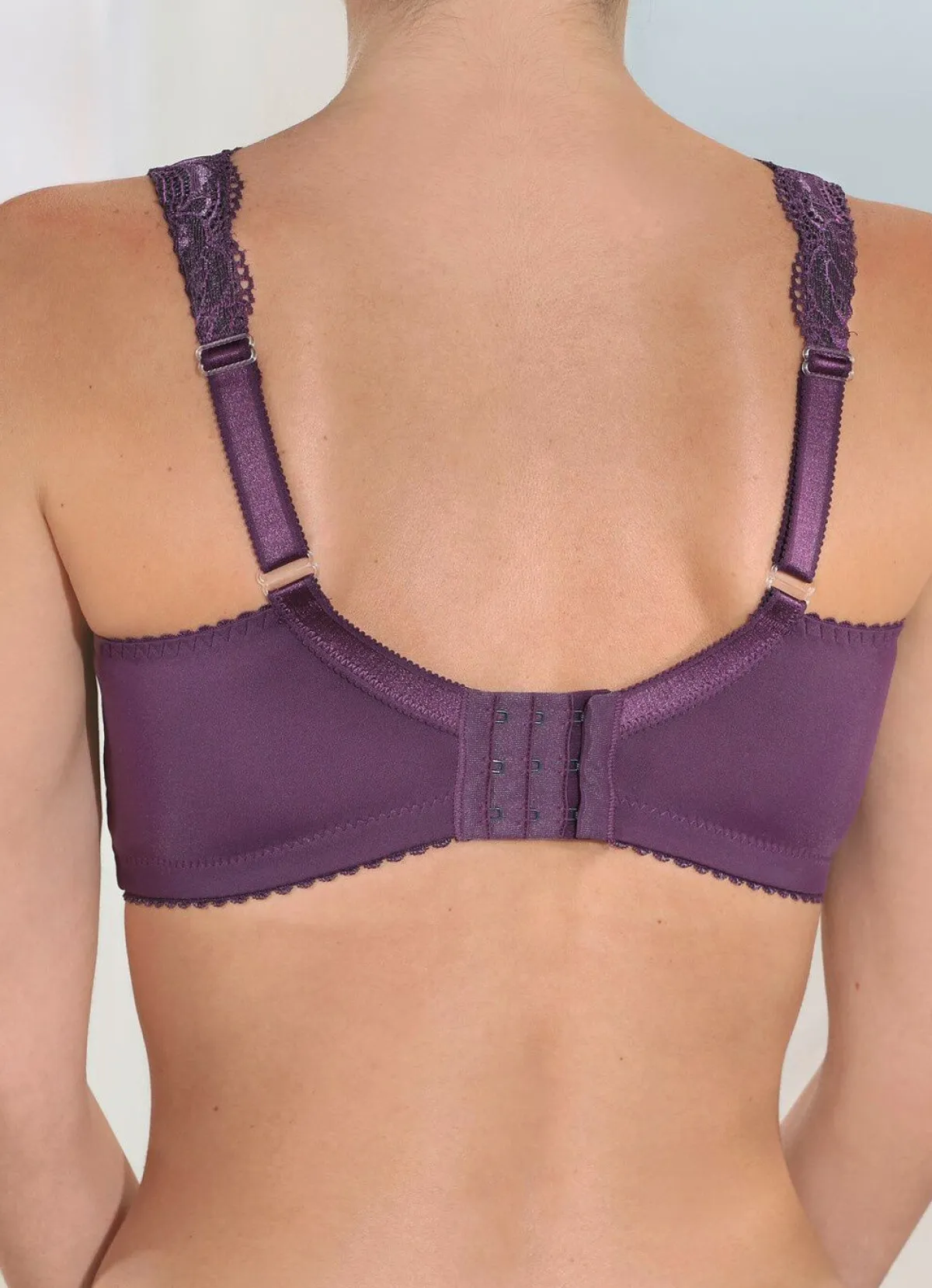 Outlet KUDRESHOV BH mit Elastikspitze AUBERGINE