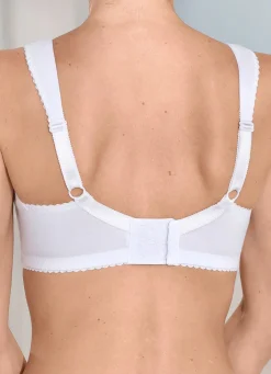 KUDRESHOV BH mit elastischen Spitzencups WEISS