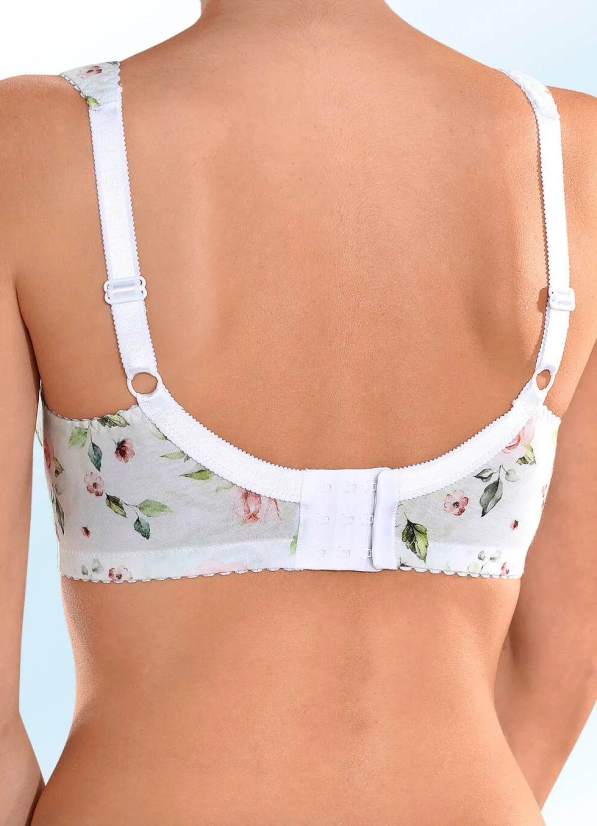 Sale KUDRESHOV BH mit Floraldessin WEISS-BUNT