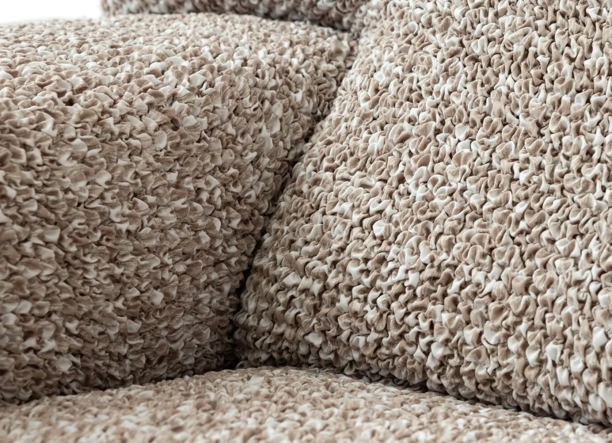 Outlet BADER Bi-elastische Mikrofaser-Stretchbezüge BEIGE