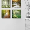 Hot BADER Bilder-Set, 4-teilig, mit Waldmotiven