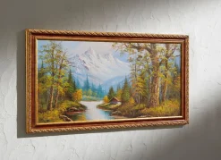 New BADER Bild vom Künstler P. Lande GOLD-GRÜN