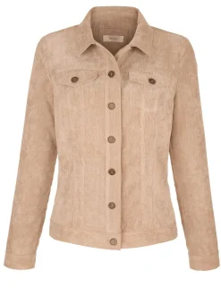 Best BADER Blazer aus Cord CAMEL