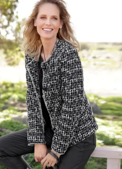 Hot BADER Blazer in Chanel-Optik SCHWARZ-WEISS