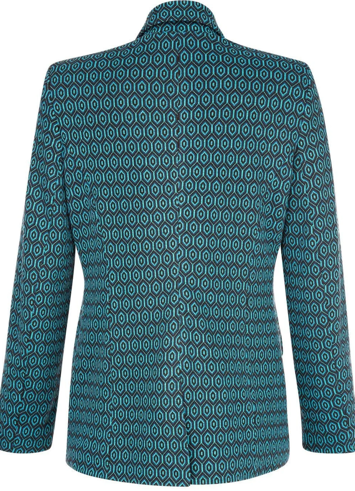 Clearance BADER Blazer mit interessantem Dessin PETROL-SCHWARZ