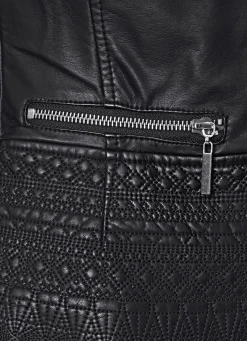BADER Blazer mit toniger Stickerei SCHWARZ