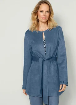 Clearance BADER Blazer mit Nietenzier an den Ärmelabschlüssen RAUCHBLAU