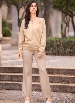 New Stilschmiede Blouson mit Gummibund CAMEL