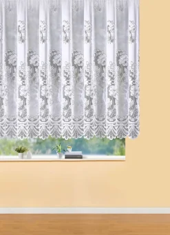 Outlet BADER Blumenfenster-Store mit Automatikfaltenband WEISS